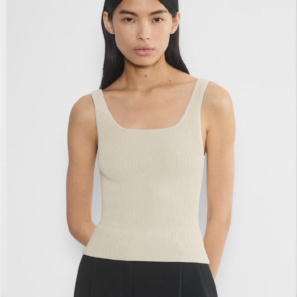 NWT ARITZIA BABATON Sculpt Knit Square-neck Tank